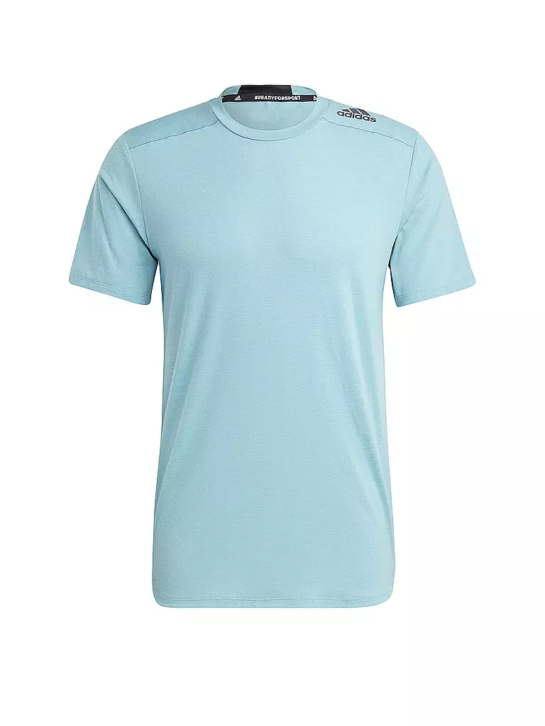 ADIDAS | Herren Fitnessshirt Designed for Training  | Blu chiaro