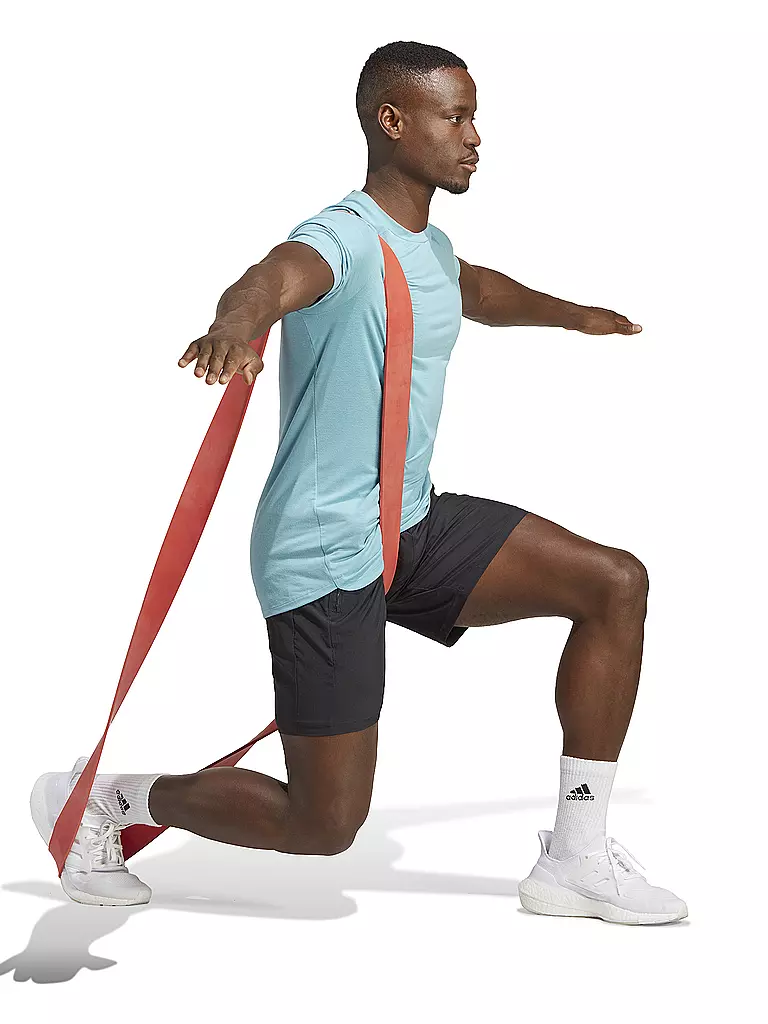 ADIDAS | Herren Fitnessshirt Designed for Training  | Blu chiaro