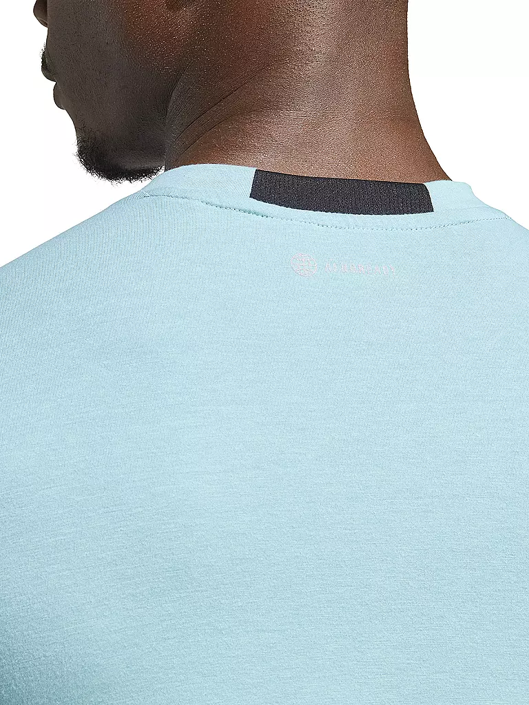 ADIDAS | Herren Fitnessshirt Designed for Training  | Blu chiaro