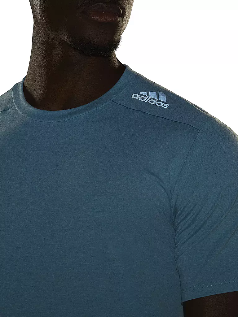 ADIDAS | Herren Fitnessshirt Designed for Training  | Blu chiaro