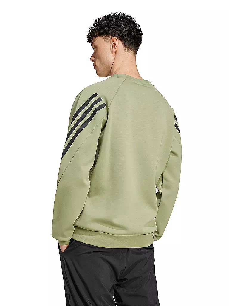 ADIDAS | Herren Sweater Future Icons 3-Streifen  | Oliva