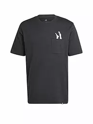ADIDAS | Herren T-Shirt Slide | Nero