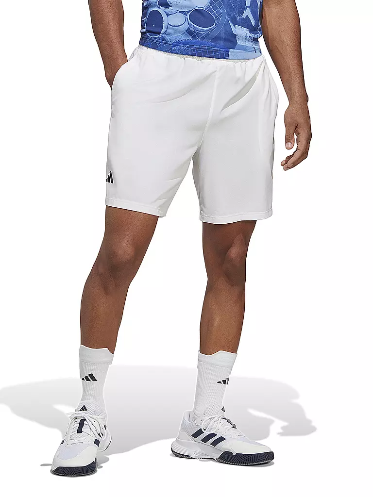 ADIDAS | Herren Tennisshort Club Stretch Woven 7inch | Bianco