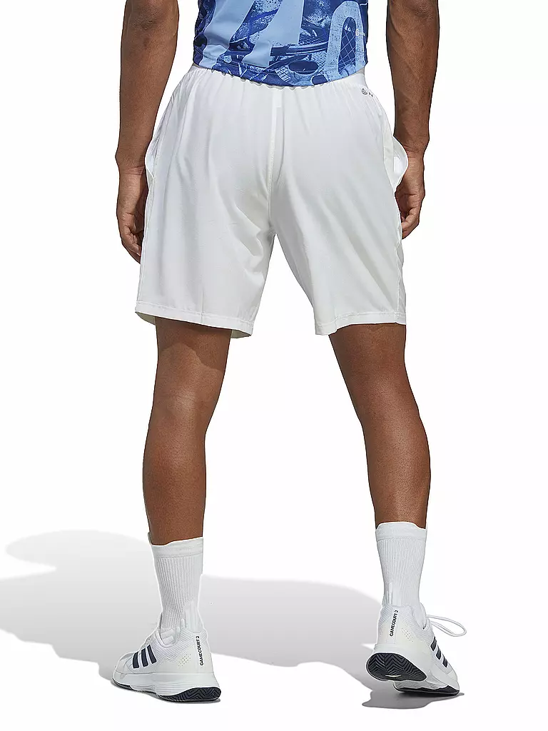 ADIDAS | Herren Tennisshort Club Stretch Woven 7inch | Bianco