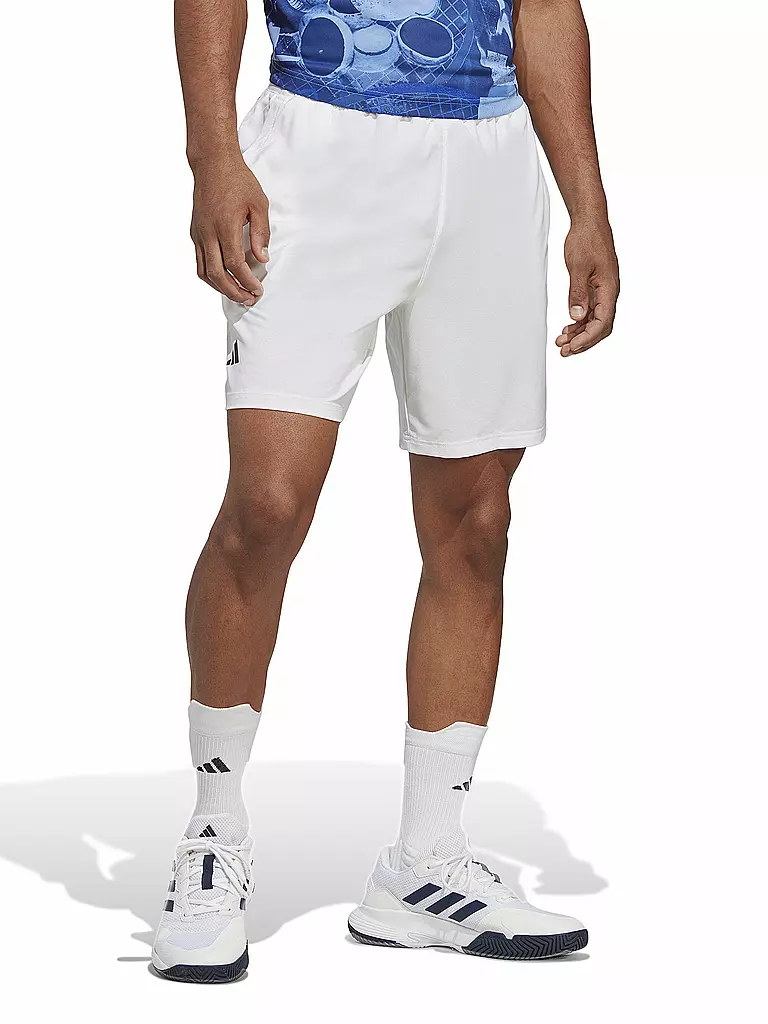 ADIDAS | Herren Tennisshort Club Stretch Woven 7inch | Bianco