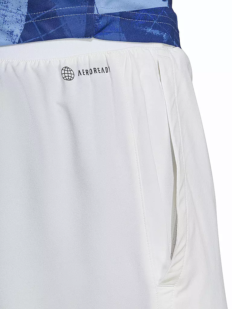 ADIDAS | Herren Tennisshort Club Stretch Woven 7inch | Bianco