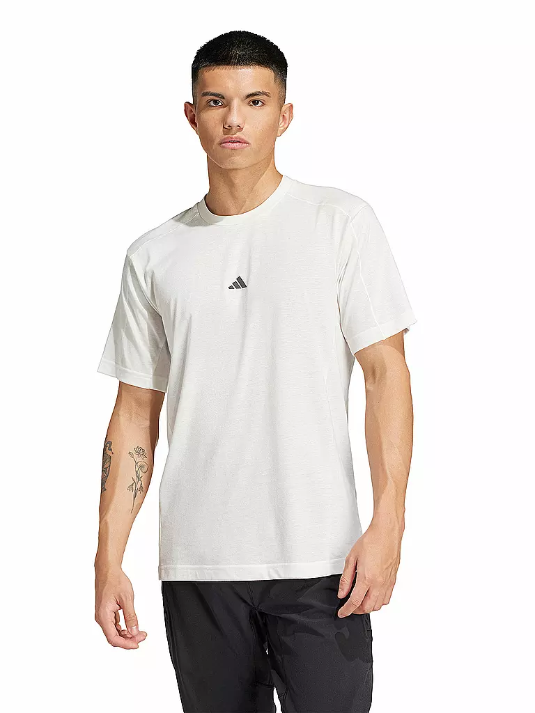 ADIDAS | Herren Yogashirt | Bianco