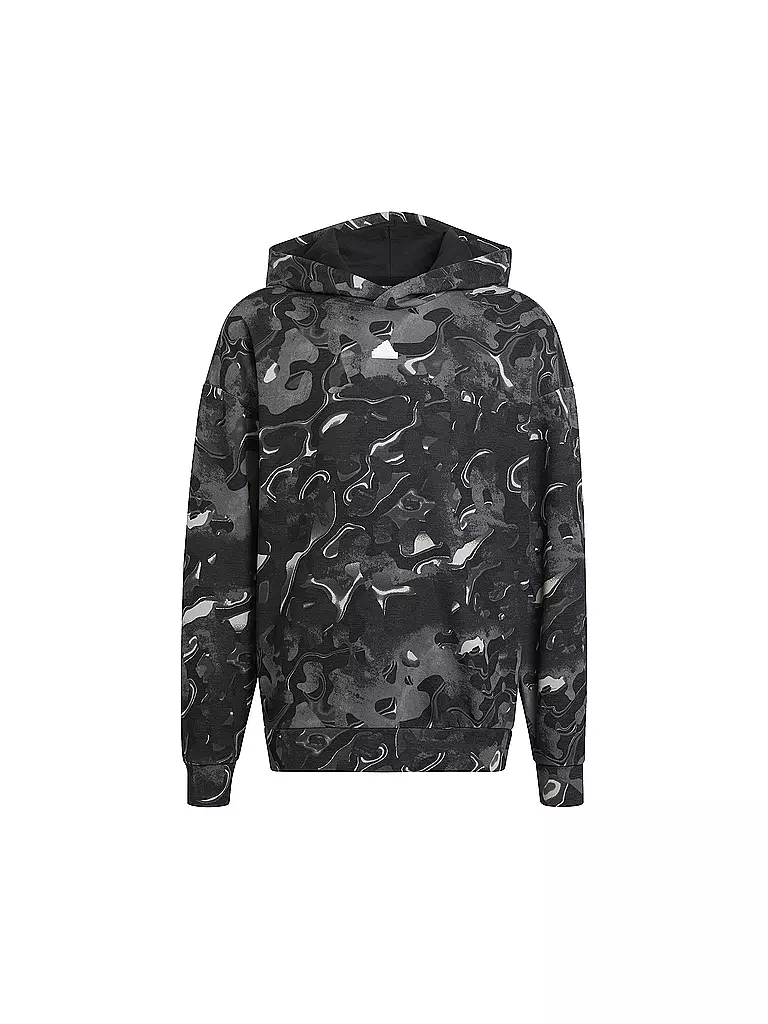 ADIDAS | Jungen Hoodie Future Icons Allover Print  | Nero