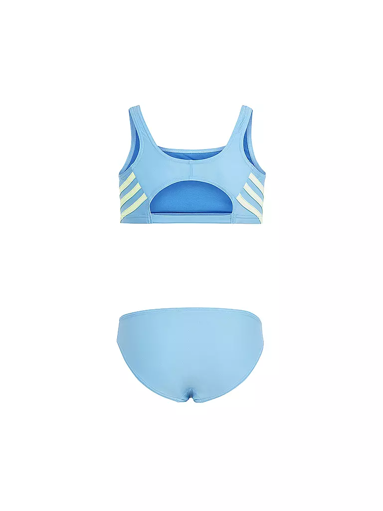 ADIDAS | Mädchen Bikini Sportswear 3-Streifen | Blu chiaro