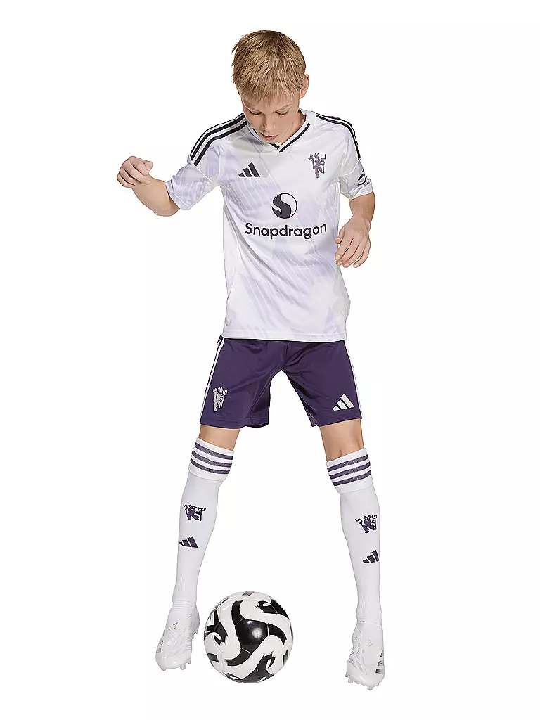 ADIDAS | Maglia da calcio da trasferta Manchester United per bambini | Bianco