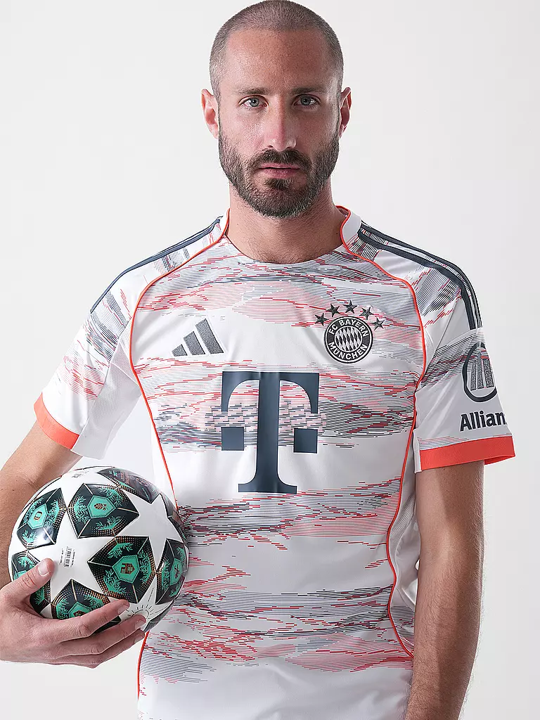 ADIDAS | Maglia da calcio da uomo FC Bayern Monaco 25/26 da trasferta | Bianco