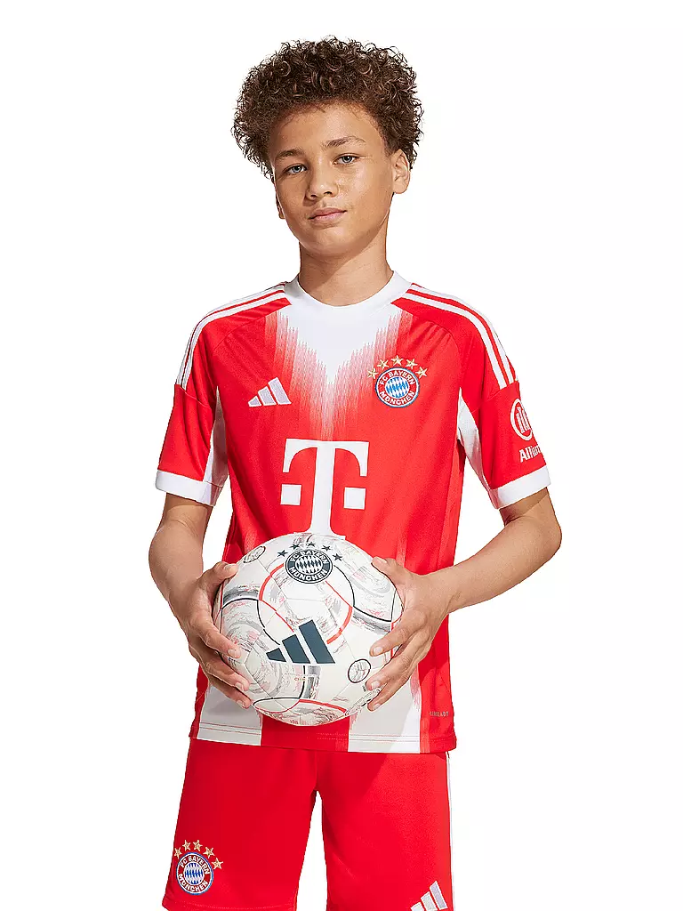 ADIDAS | Maglia da calcio per bambini FC Bayern Monaco 25/26 Home | Rosso