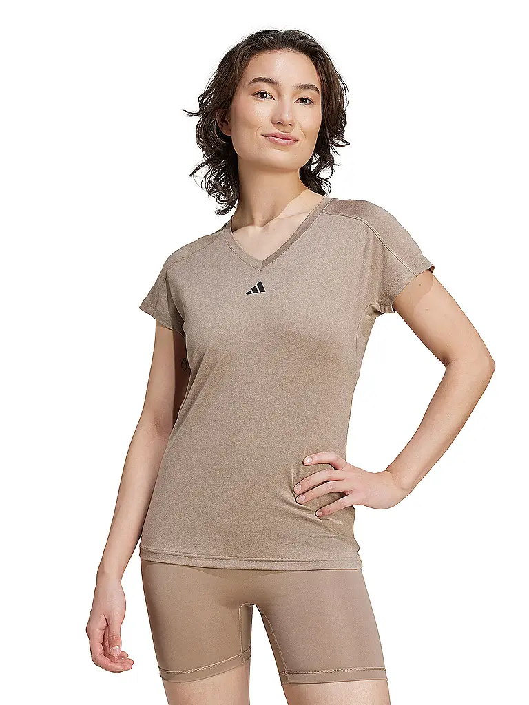 ADIDAS | Maglietta da fitness da donna AEROREADY Train Essentials | Marrone