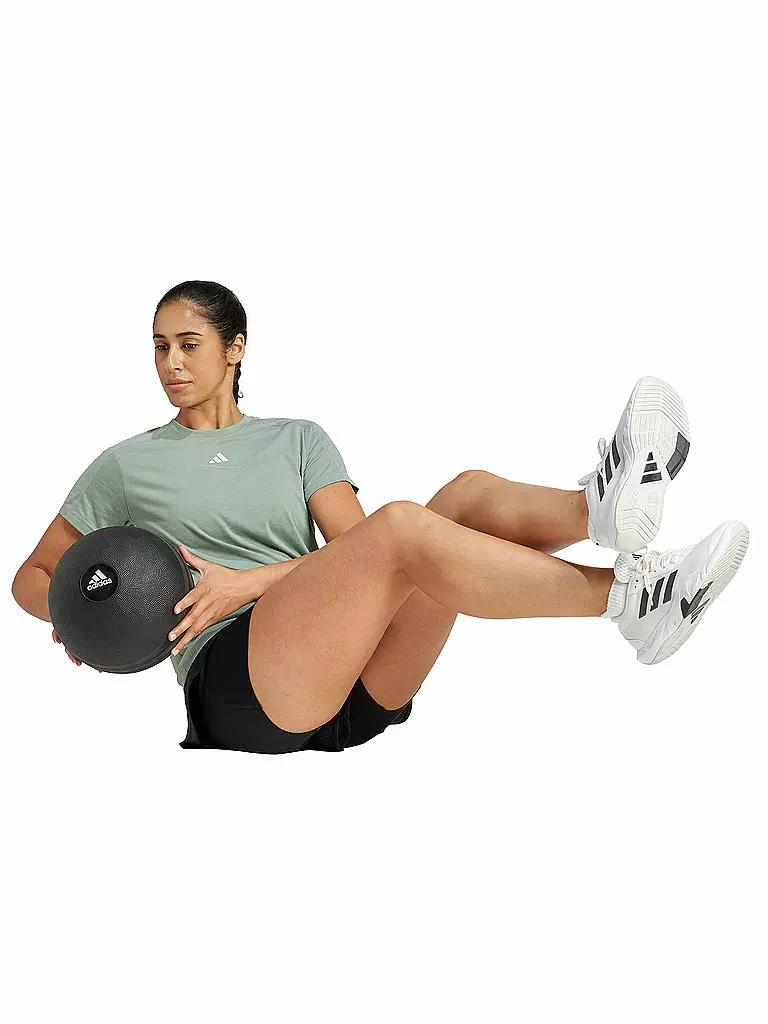 ADIDAS | Maglietta da fitness da donna TR-ES Crew | Verde chiaro