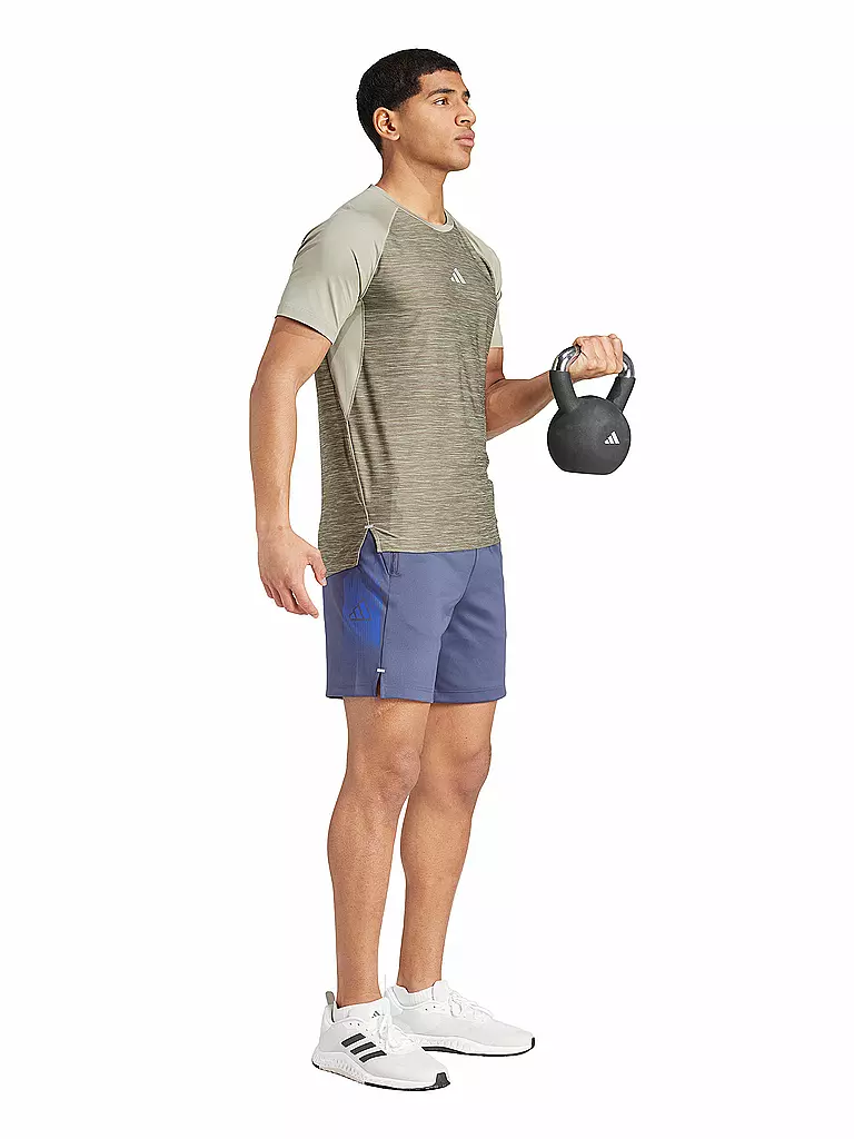 ADIDAS | Maglietta da fitness da uomo 3S | Cammello