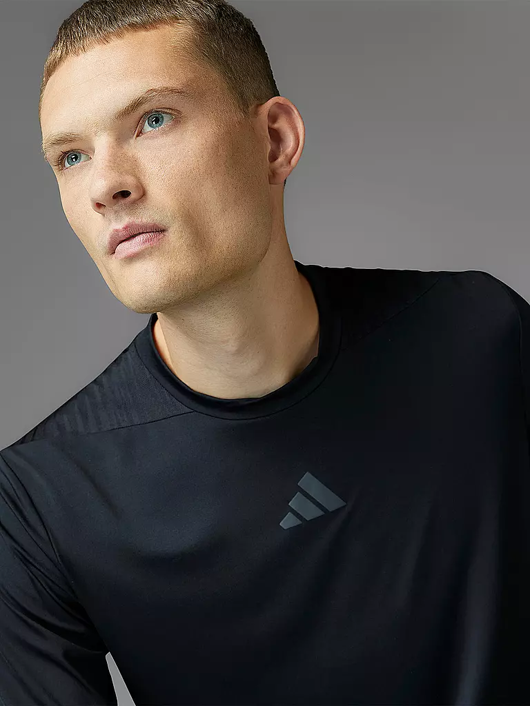 ADIDAS | Maglietta da fitness da uomo D4T Intense | Nero