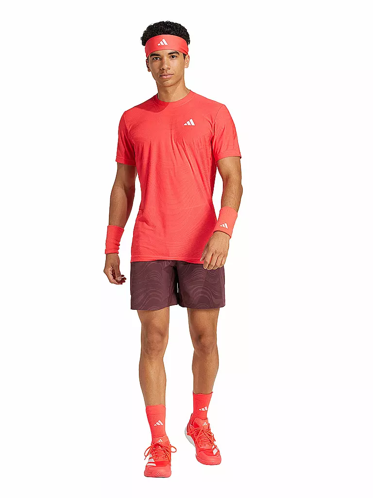 ADIDAS | Maglietta da tennis da uomo Freelift Pro | Rosso
