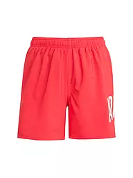 ADIDAS | Pantaloncini da bagno da ragazzo Sportswear Essentials Logo CLX | Rosso
