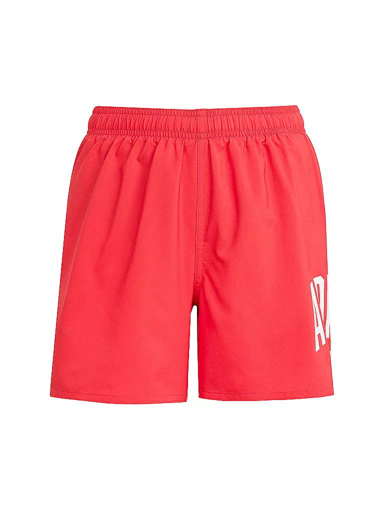 ADIDAS | Pantaloncini da bagno da ragazzo Sportswear Essentials Logo CLX | Rosso