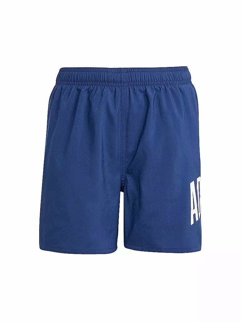 ADIDAS | Pantaloncini da bagno da ragazzo Sportswear Essentials Logo CLX | Blu scuro