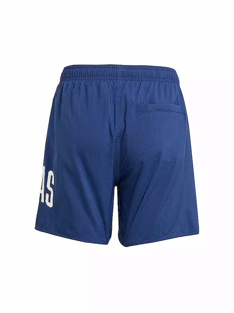 ADIDAS | Pantaloncini da bagno da ragazzo Sportswear Essentials Logo CLX | Blu scuro