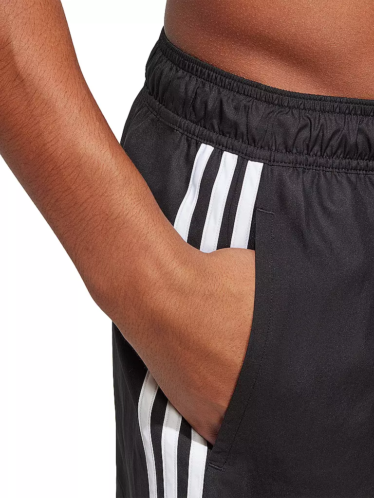 ADIDAS | Pantaloncini da bagno da uomo 3S CLX | Nero