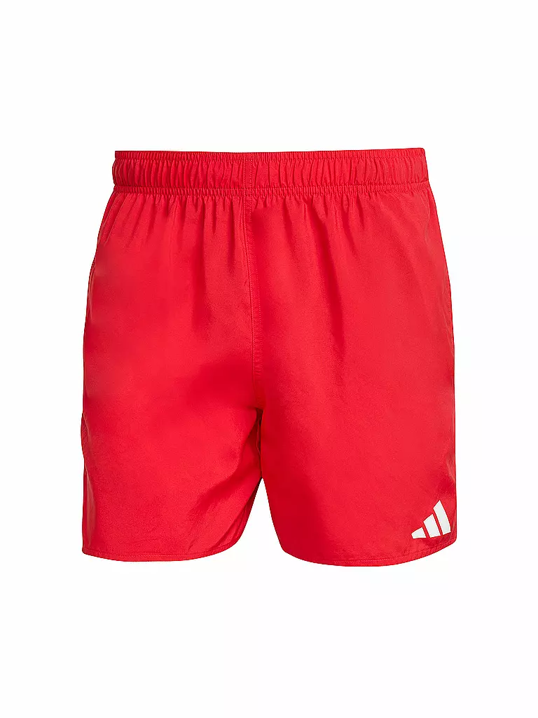 ADIDAS | Pantaloncini da bagno da uomo Essentials 5" | Rosso scuro