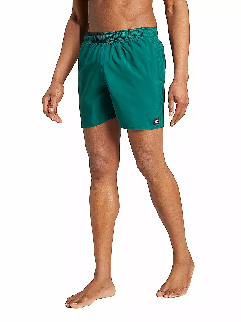ADIDAS | Pantaloncini da bagno da uomo Solid CLX | Verde scuro