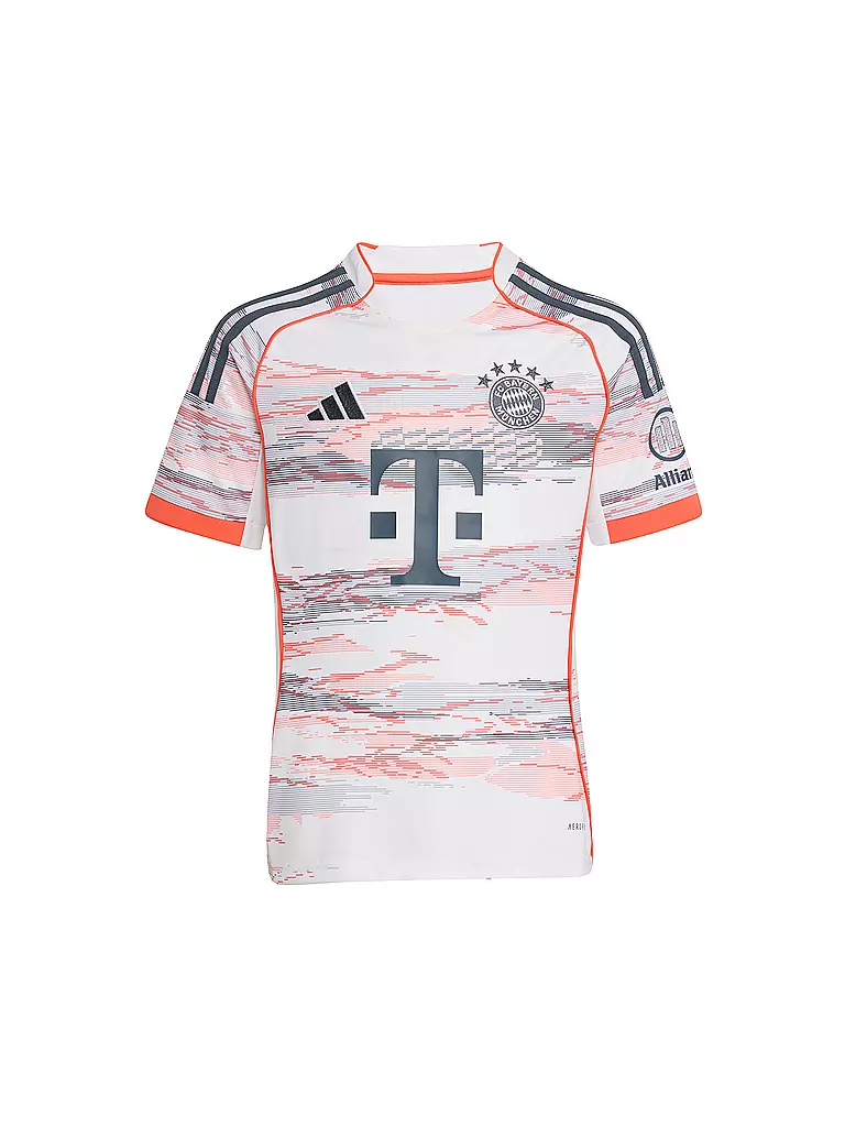 ADIDAS | Pantaloncini da calcio per bambini FC Bayern Monaco 25/26 da trasferta | Bianco