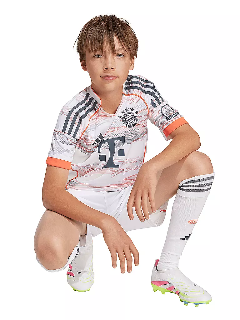 ADIDAS | Pantaloncini da calcio per bambini FC Bayern Monaco 25/26 da trasferta |