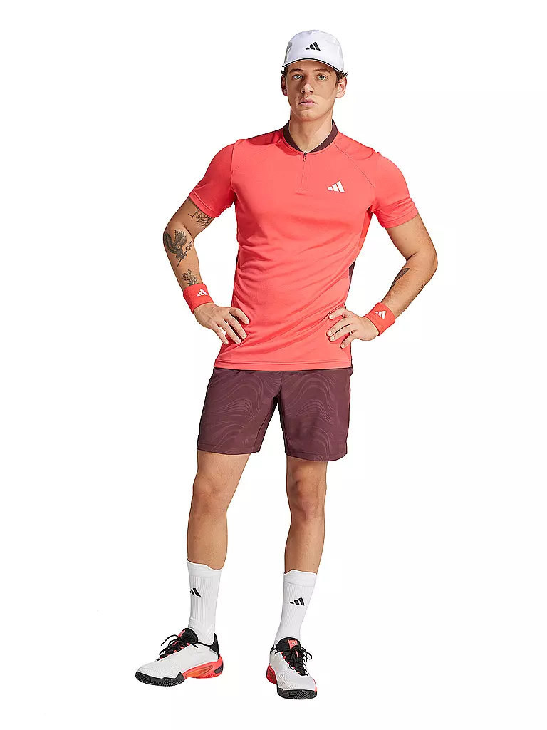 ADIDAS | Pantaloncini da tennis da uomo Ergo Pro | Rosso scuro