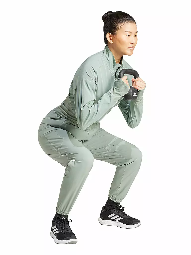 ADIDAS | Pantaloni da allenamento da donna D4T Woven | Verde chiaro