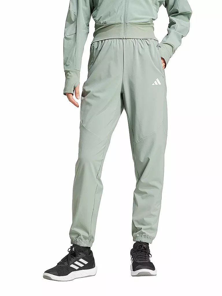 ADIDAS | Pantaloni da allenamento da donna D4T Woven | Verde chiaro