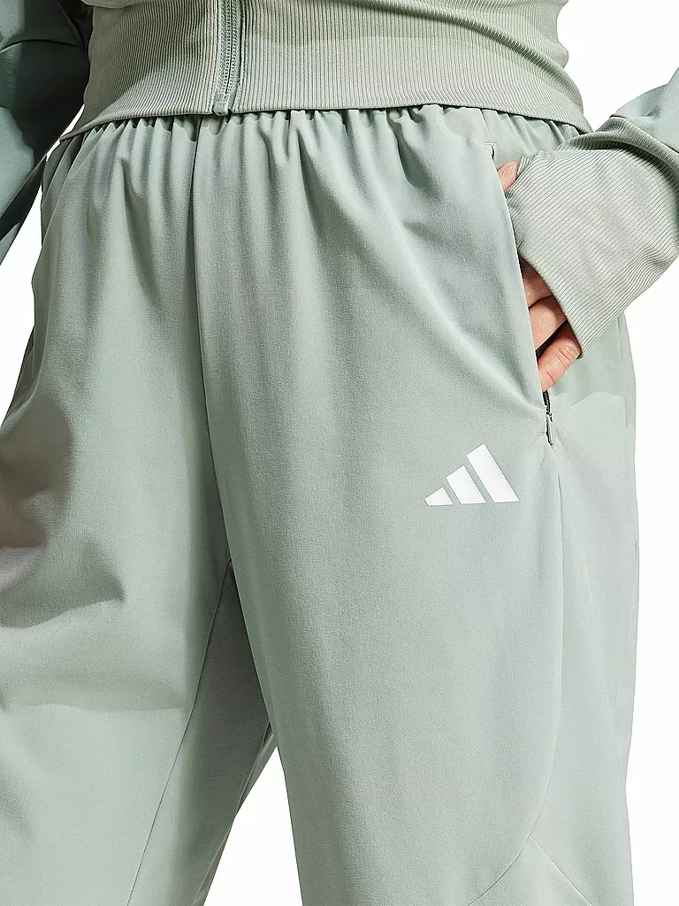 ADIDAS | Pantaloni da allenamento da donna D4T Woven | Verde chiaro