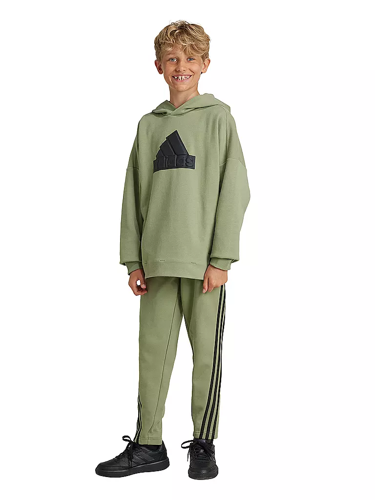ADIDAS | Pantaloni da jogging da bambino Future Icons 3-Stripes Ankle | Oliva