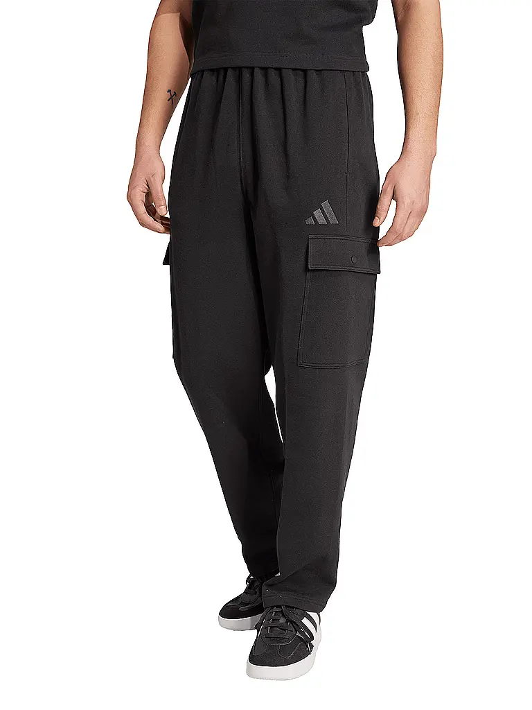 ADIDAS | Pantaloni da jogging da uomo SZN French Terry Cargo | Nero