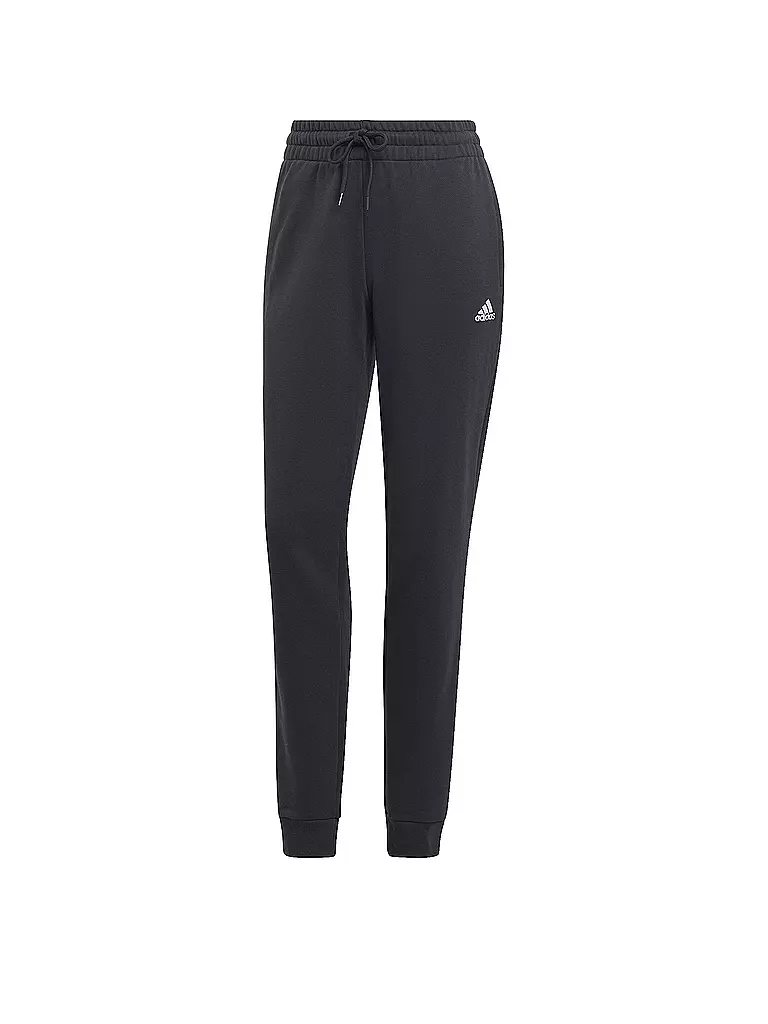 ADIDAS | Pantaloni da jogging donna Essentials Linear French Terry Cuffed | Nero
