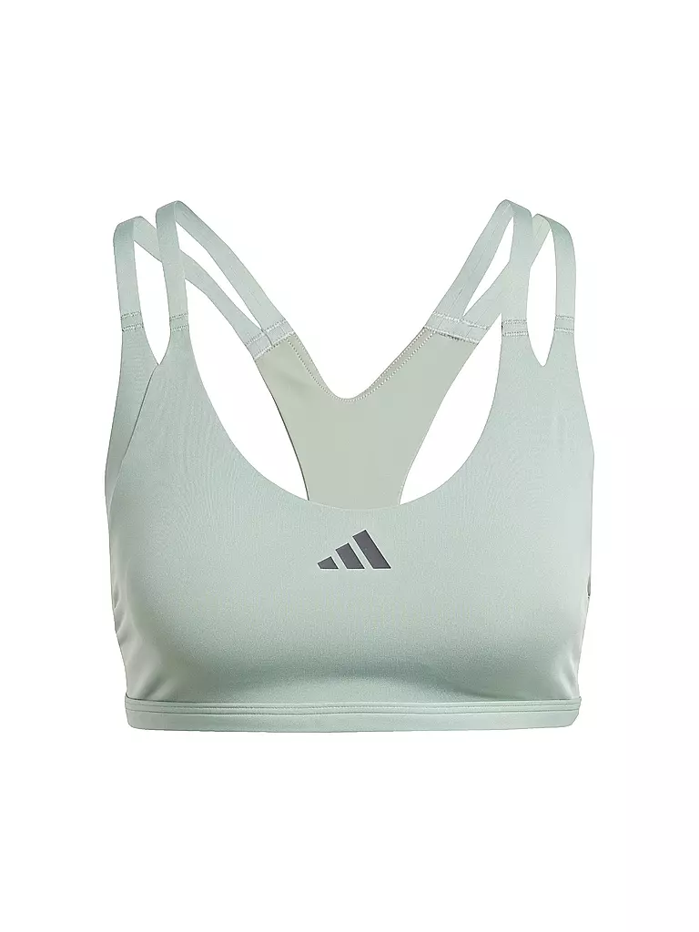 ADIDAS | Reggiseno sportivo da donna Aerim a supporto leggero | Verde chiaro