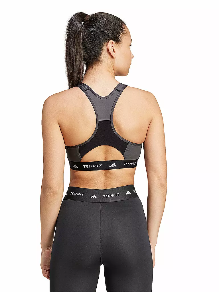 ADIDAS | Reggiseno sportivo da donna TECHFIT High-Neck Colorblock a supporto medio |