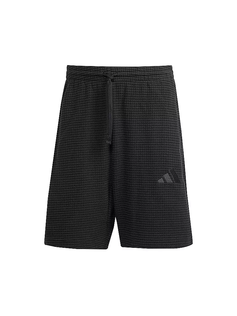 ADIDAS | Short da uomo ALL SZN in maglia waffle | Nero