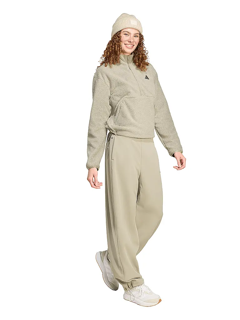 ADIDAS | Sweater in pile da donna | Oliva