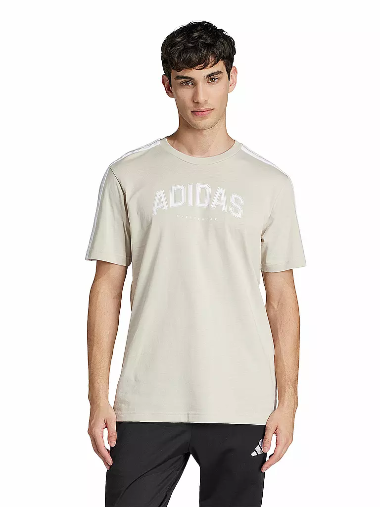 ADIDAS | T-shirt College da uomo | Crema