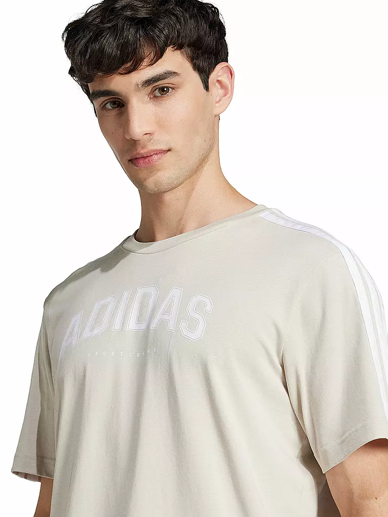 ADIDAS | T-shirt College da uomo | Crema