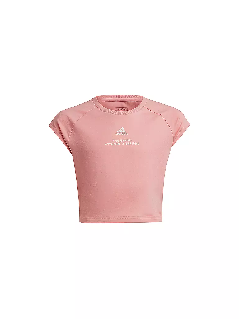 ADIDAS | T-shirt cropped Street Jam da ragazza | Rosa