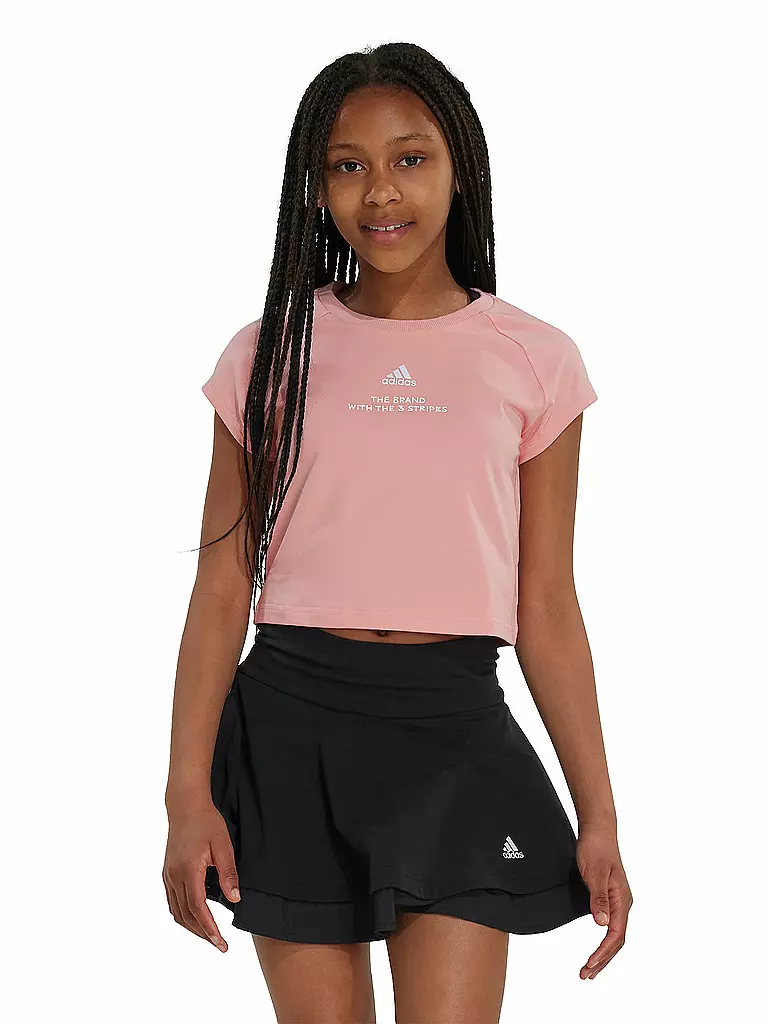 ADIDAS | T-shirt cropped Street Jam da ragazza | Rosa