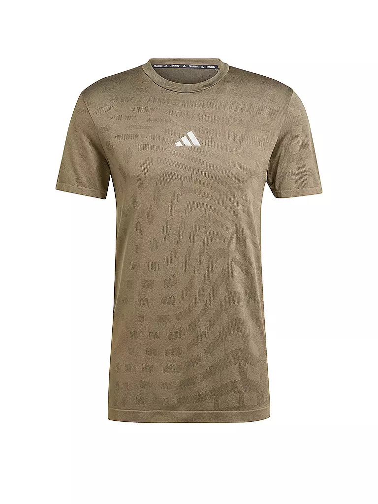 ADIDAS | T-shirt da allenamento da uomo Gym+Seamless | Oliva