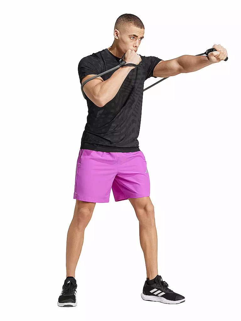 ADIDAS | T-shirt da allenamento da uomo Gym+Seamless | Nero