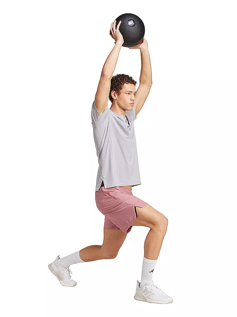 ADIDAS | T-shirt da allenamento fitness da uomo Designed for Training | Grigio