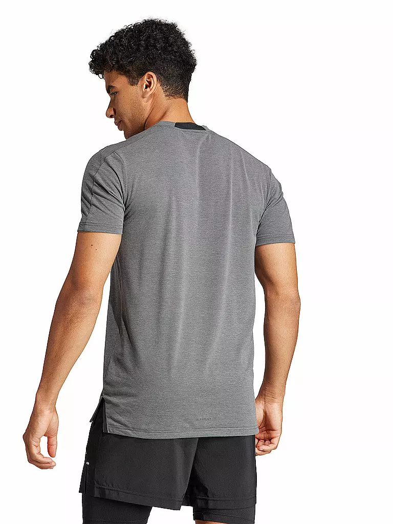 ADIDAS | T-shirt da fitness da uomo D4T | Grigio chiaro