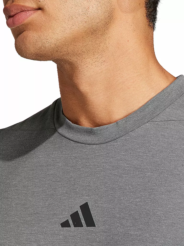 ADIDAS | T-shirt da fitness da uomo D4T | Grigio chiaro